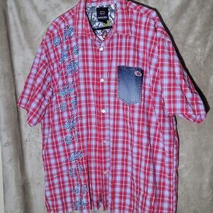 Bugle Boy Men's Short-Sleeve Button-up Shirt - SIZE XXL